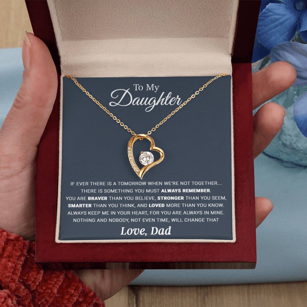 To My Daughter Necklace, Daughter Father Necklace, Daughter Gift From Dad 25_11