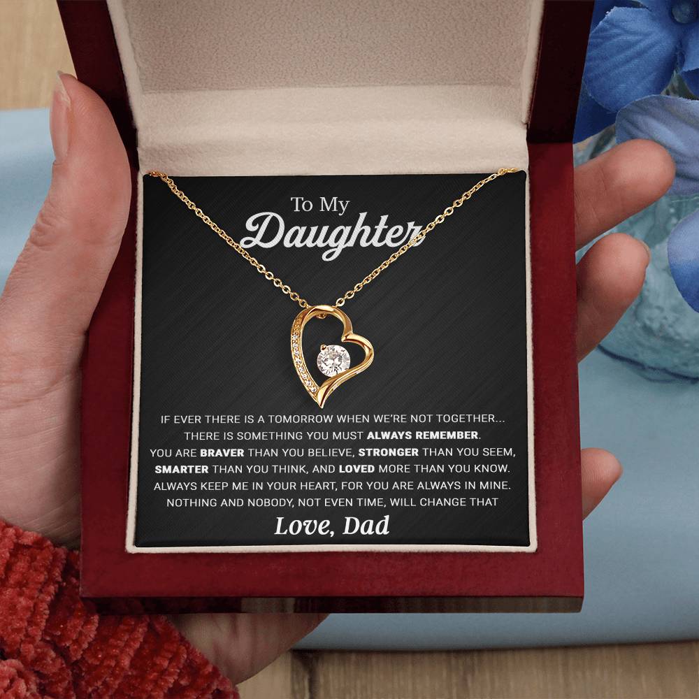 To My Daughter Necklace, Daughter Father Necklace, Daughter Gift From Dad 10_4