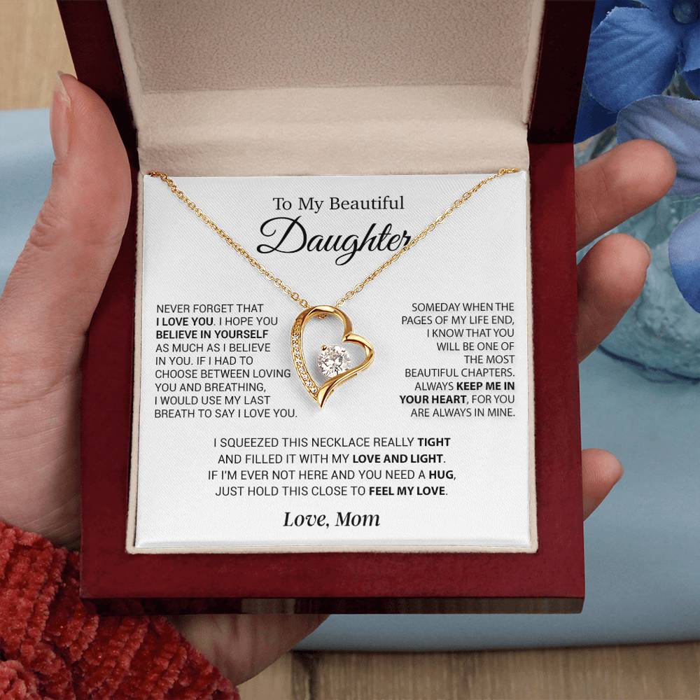 To My Daughter Necklace, Daughter Mother Necklace, Daughter Gift From Mom 14_11