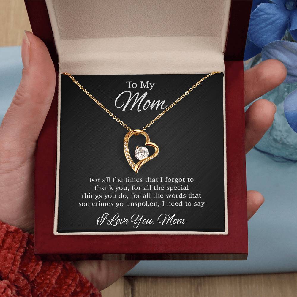 To My Mom Necklace, Gift For Mom From Daughter, Mother's Day Gifts 5_4