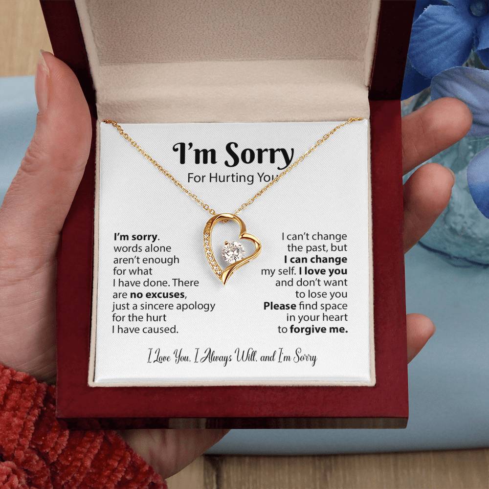 I'm Sorry Necklace Gifts, Apology Gifts For Her, Forgiveness Gift, Wife Gift 16_10
