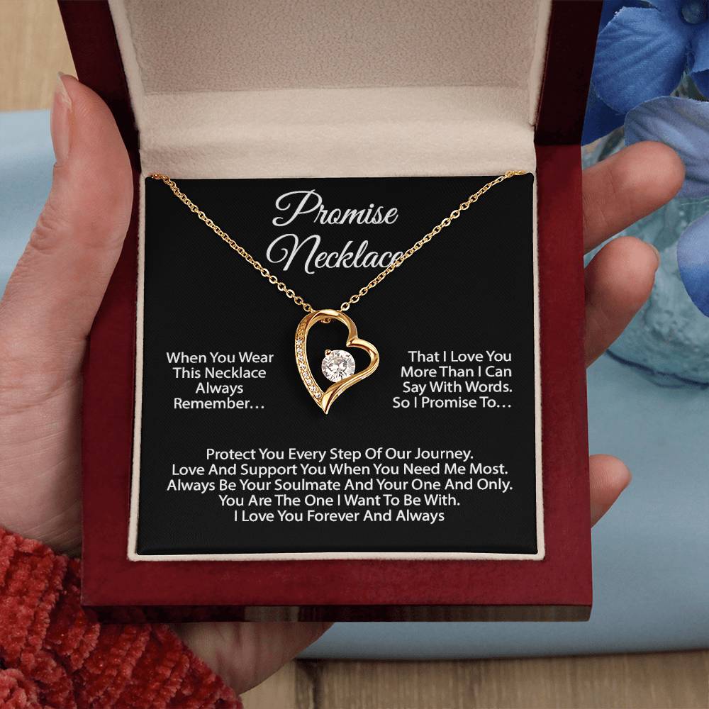 Promise Necklace For Soulmate, Valentine Gift, Birthday Gift, Anniversary Gift