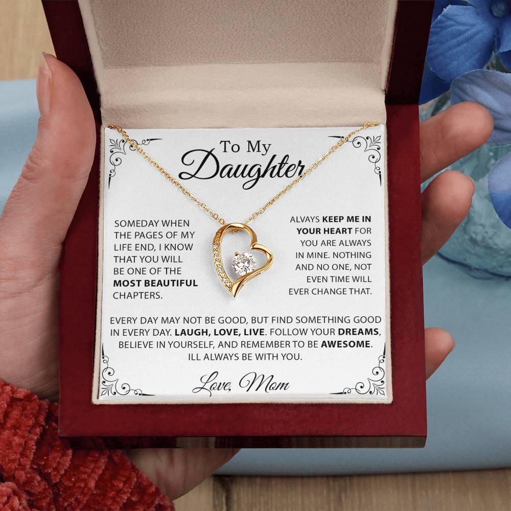 To My Daughter Necklace, Gift for Daughter from Mom, Mother Daughter Necklace 20_10