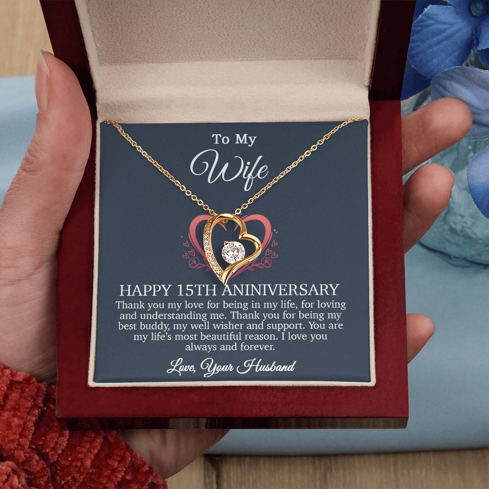 15th Anniversary Gift For Wife, 15 Year Anniversary Gifts, 15th Wedding Anniversary Gift Ideas_Blue