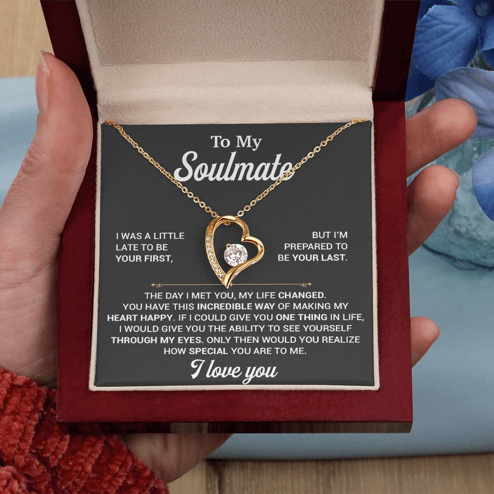 To My Soulmate Necklace, Soulmate Gift, Gift For Girlfriend, Christmas Gift 1_11
