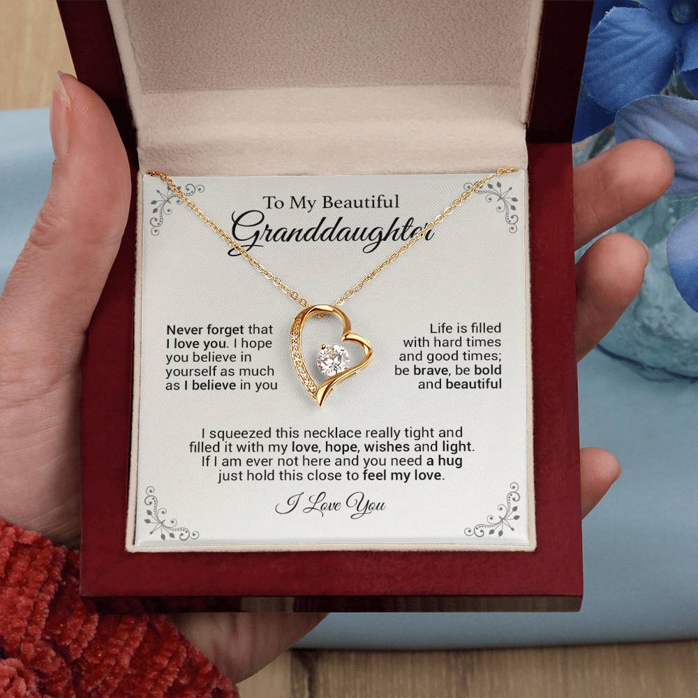 To My Granddaughter, Gift For Granddaughter, Granddaughter Gift from Grandma & Grandpa