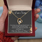 I'm Sorry Necklace Gift for Her, Apology Card for Girlfriend, Forgiveness Gift