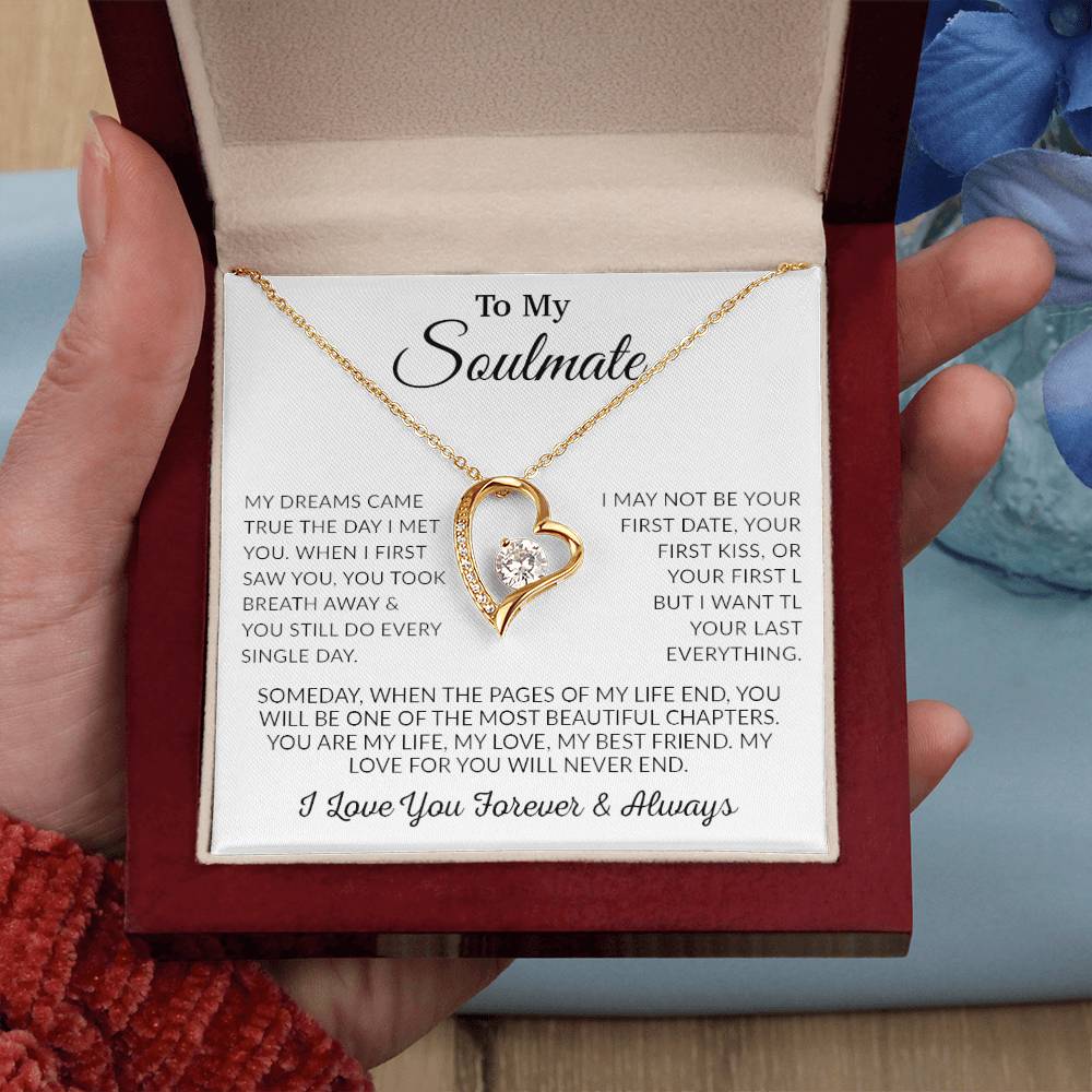 To My Soulmate Necklace, Gift for Wife, Girlfriend, Anniversary Gift 2_1