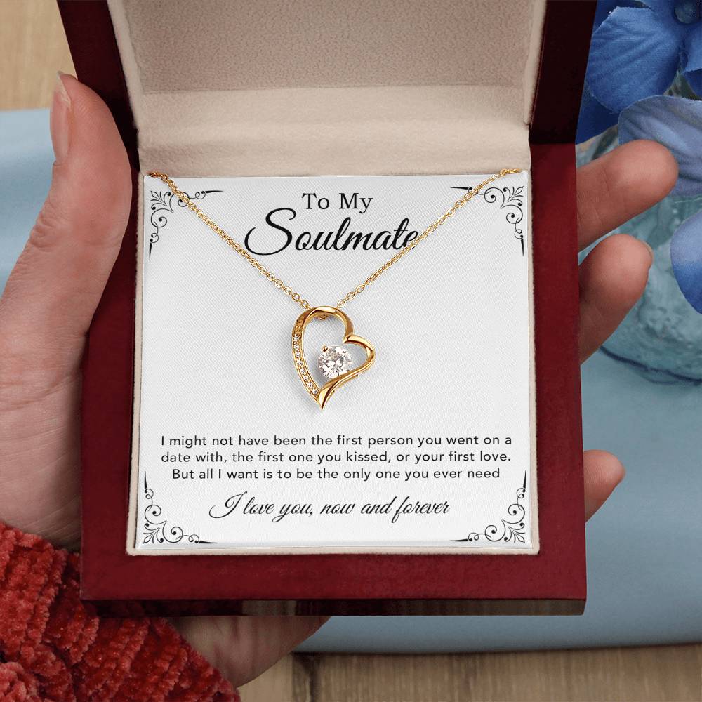 To My Soulmate Necklace, Gift For Her, Christmas Gift, Birthday Gift