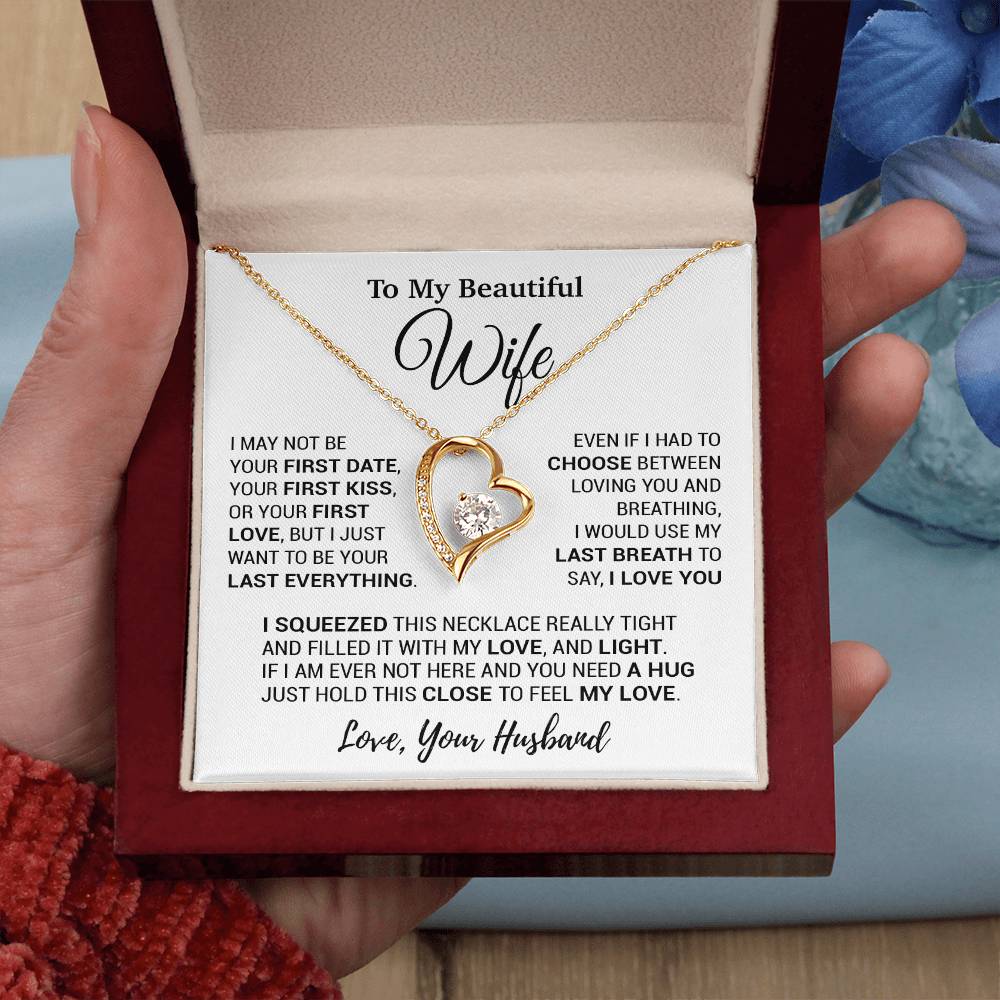 To My Wife Necklace, Gift For Wife, Anniversary Gift,Christmas Gift 7_10