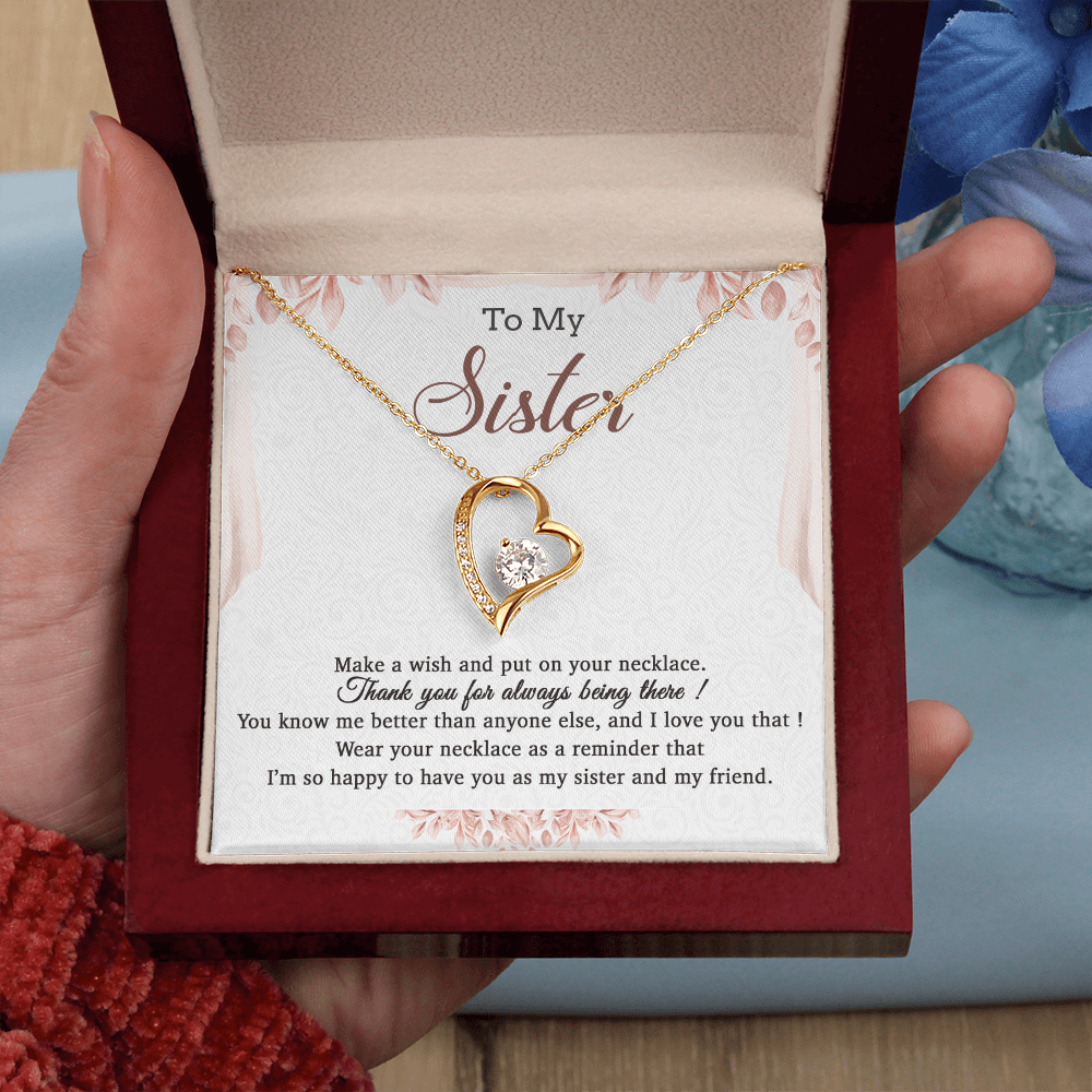 To My Sister Necklace, Brother to Sister, Birthday gift For Sister from Brother 6_1