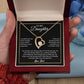 To My Daughter Necklace, Gift for Daughter from Dad, Father Daughter Necklace 4_6_Black