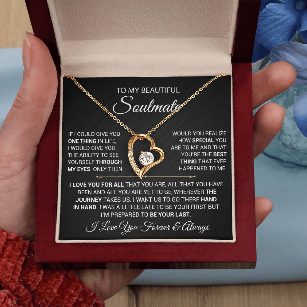 To My Soulmate Necklace, Gift For Wife Girlfriend From Husband, Christmas Gift 9_9