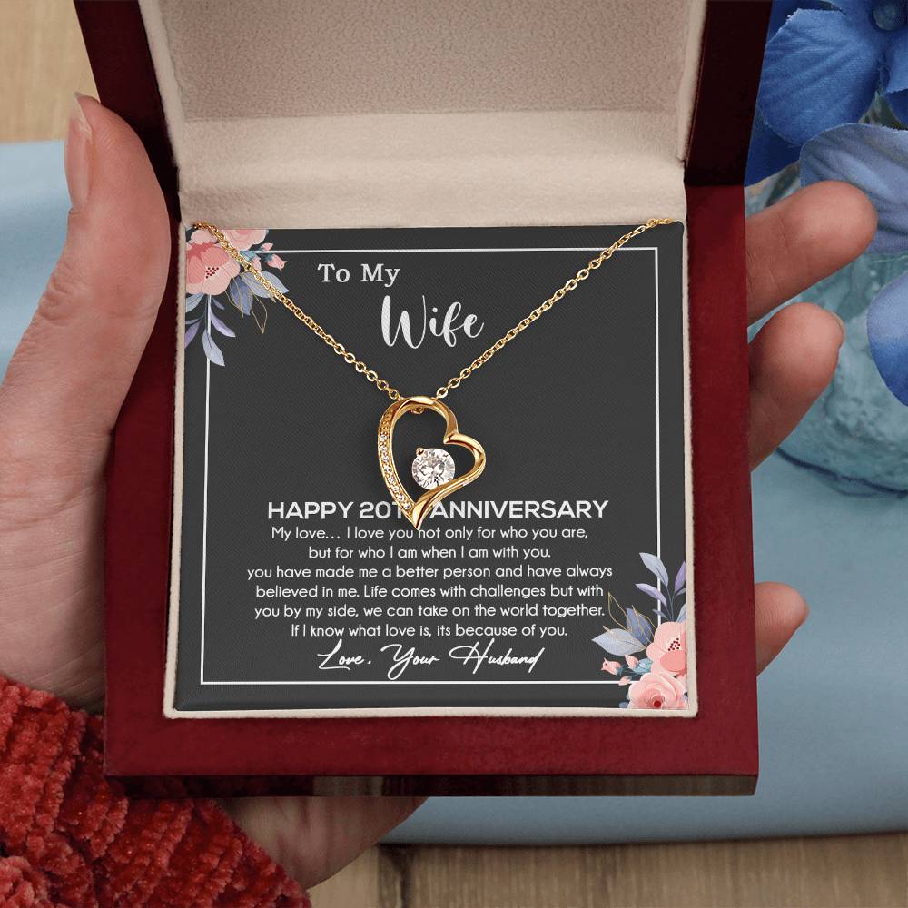 20th Anniversary Gift For Wife Necklace, 20 Year Anniversary, 20th Wedding Gift _11_11