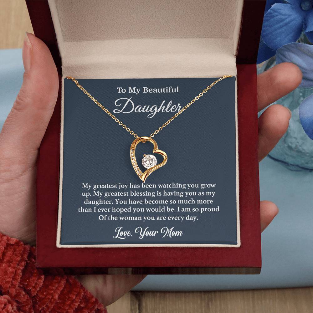To My Daughter Necklace, Daughter Mother Necklace, Daughter Gift From Mom 24_4