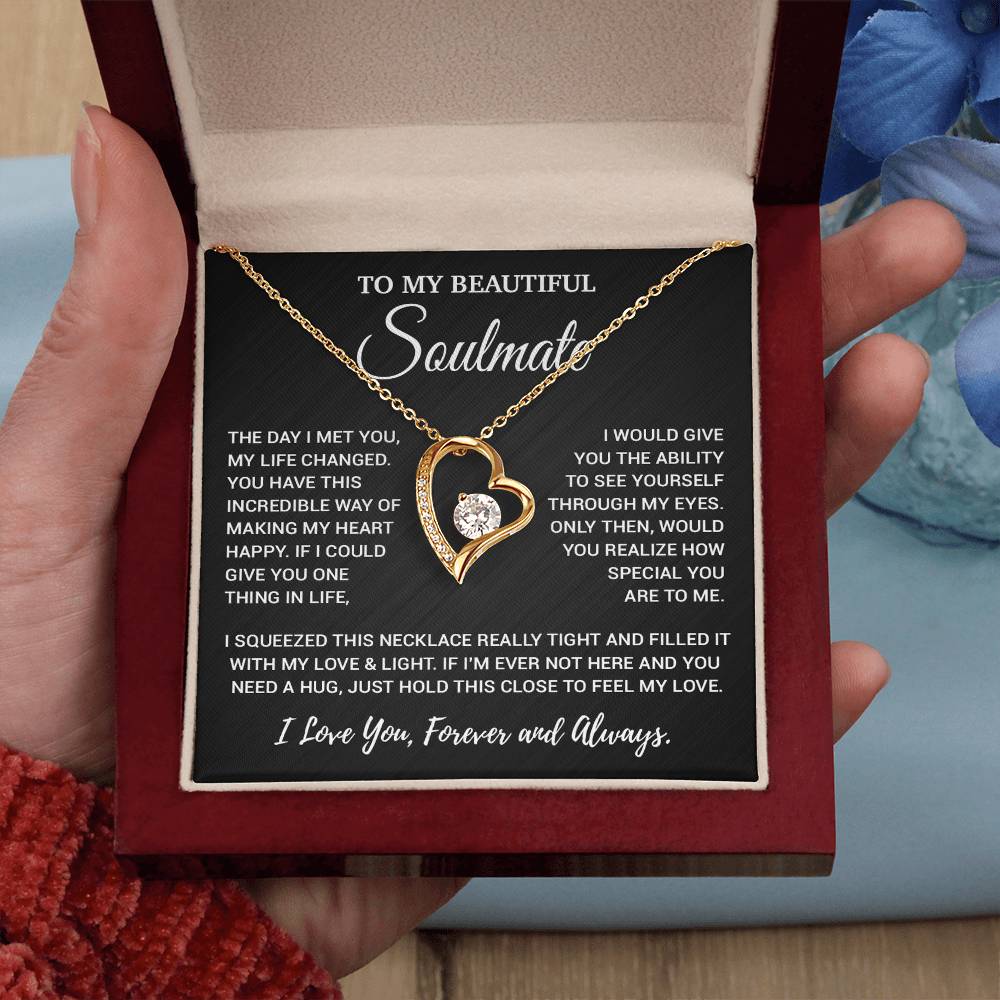 To My Soulmate Necklace, Valentines Day Gift, Gift For Wife, Anniversary Gift 30_2