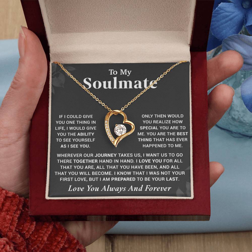 To My Soulmate Necklace Gift For Wife Girlfriend Birthday Anniversary Christmas 20_7_Gray