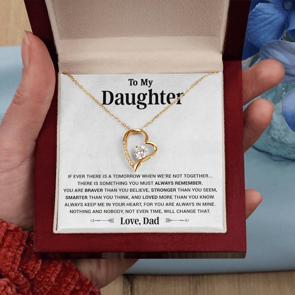 To My Daughter Necklace, Daughter Father Necklace, Daughter Gift from Dad 13_4