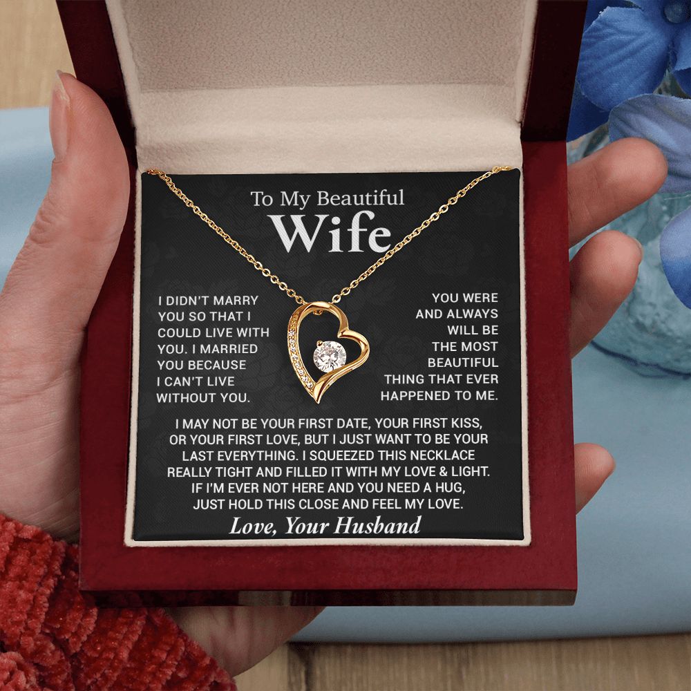 To My Wife Necklace, Anniversary Gift For Wife, Wife Birthday, Gift For Wife99