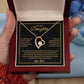 To My Daughter Necklace, Gift for Daughter from Dad, Father Daughter Necklace 4_6_Gold