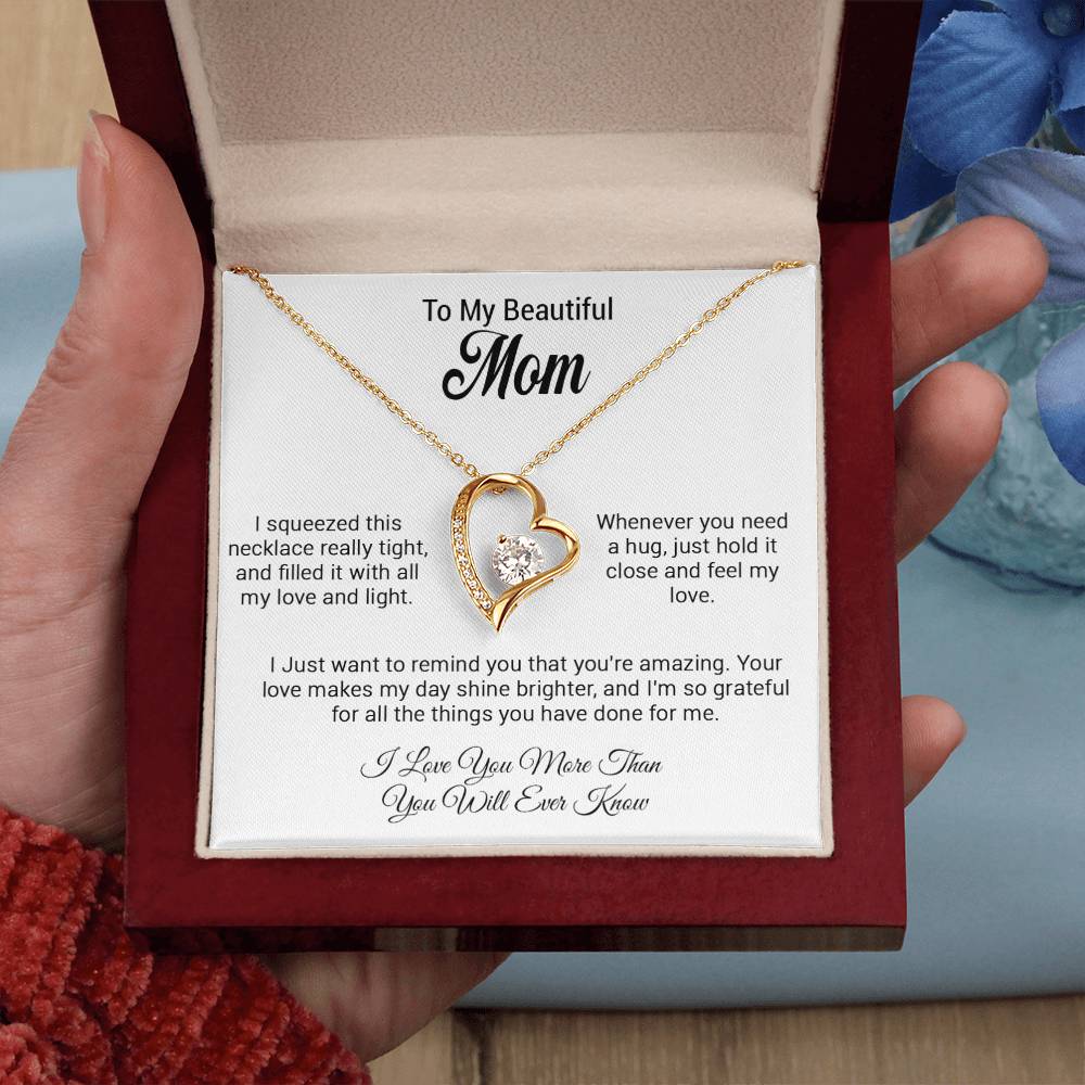 To My Mom Necklace, Gift For Mom, Birthday Gift For Mom, Mother's Day Gift