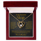 To My Wife Necklace, Gift For Wife, Anniversary Gift For Wife, Necklace For Wife 25_5_Gold