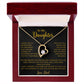 To My Daughter Necklace, Gift for Daughter from Dad, Father Daughter Necklace 18_5_Gold