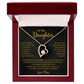 To My Daughter Necklace, Gift for Daughter from Mom, Mother Daughter Necklace 18_5_Gold