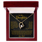 To My Daughter Necklace, Gift for Daughter from Dad, Father Daughter Necklace 2_6_Gold