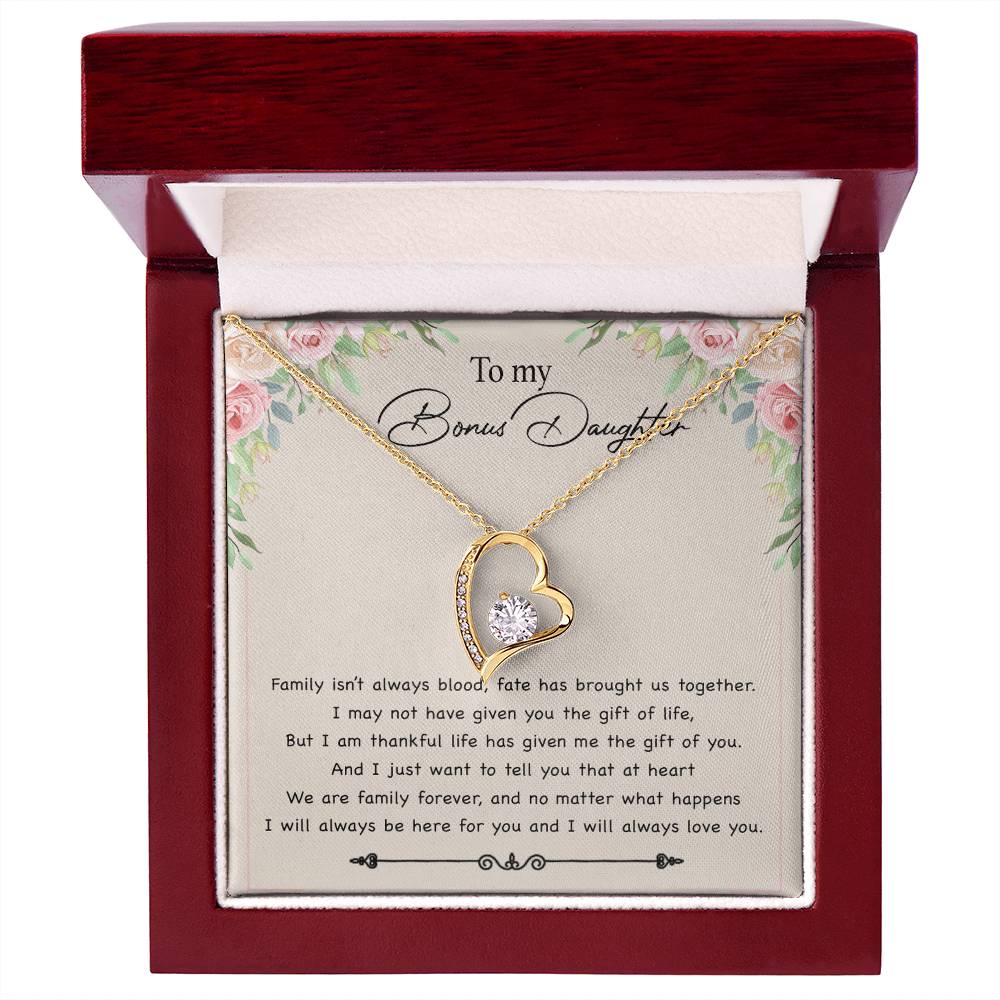 To my Bonus Daughter Necklace, Bonus Daughter, Step Daughter Gift 30_11