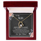 25th Anniversary Gift For Wife Necklace, 25 Year Anniversary, 25th Wedding Gift _Black