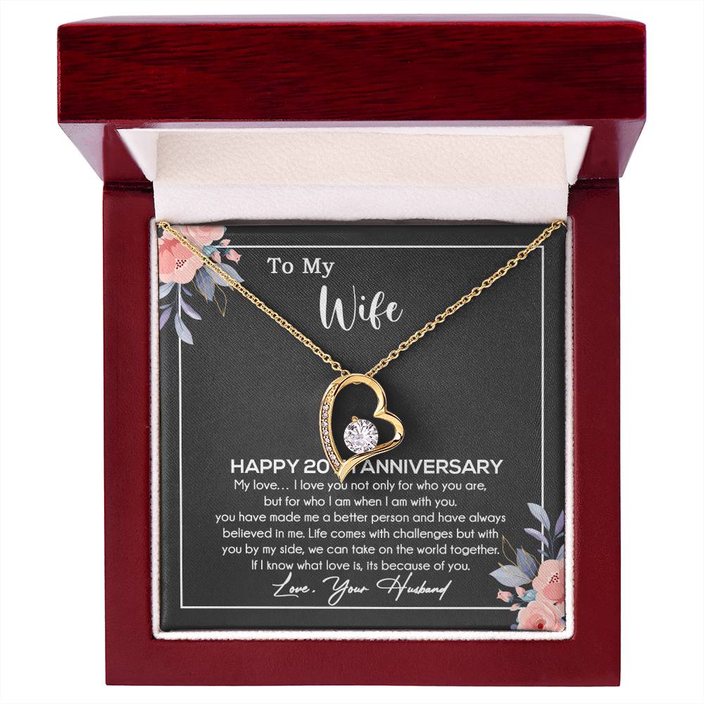 20th Anniversary Gift For Wife Necklace, 20 Year Anniversary, 20th Wedding Gift _11_11