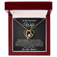 To My Wife Necklace, Gift For Wife, Anniversary Gift For Wife, Necklace For Wife 27_5_Black