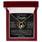 To My Daughter Necklace, Gift For Daughter From Mom, Daughter Birthday Gift