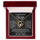 To My Wife Necklace, Gift For Wife, Anniversary Gift For Wife, Necklace For Wife 28_5_Black