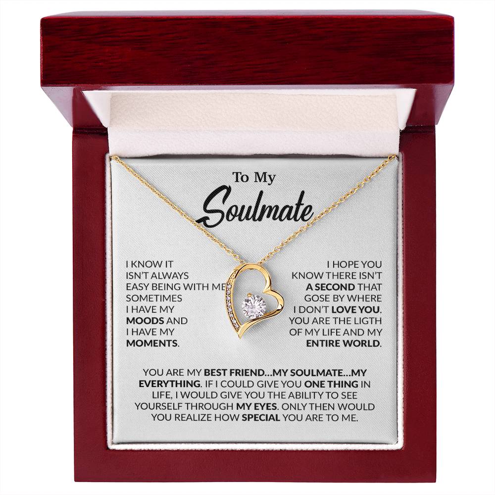 To My Soulmate Necklace, Soulmate Gift, Gift For Girlfriend, Christmas Gift 23_10_White
