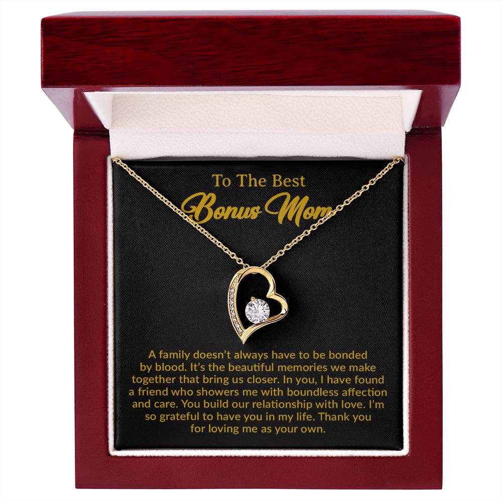 To My Bonus Mom Necklace from Daughter Son, Step Mom Gift, Mother's Day 10_12
