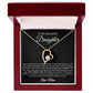 To My Daughter Necklace, Gift for Daughter from mom, Daughter mother Necklace 20_4_Black