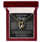 To My Wife Necklace, Gift For Wife, Anniversary Gift For Wife, Necklace For Wife 25_5_Black