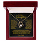 To My Daughter Necklace, Gift for Daughter from Dad, Father Daughter Necklace 3_6_Gold