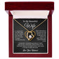 To My Wife Necklace, Gift For Wife, Anniversary Gift For Wife, Necklace For Wife 26_5_Black