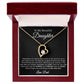 To My Daughter Necklace, Gift for Daughter from Dad, Father Daughter Necklace 21_4_Black