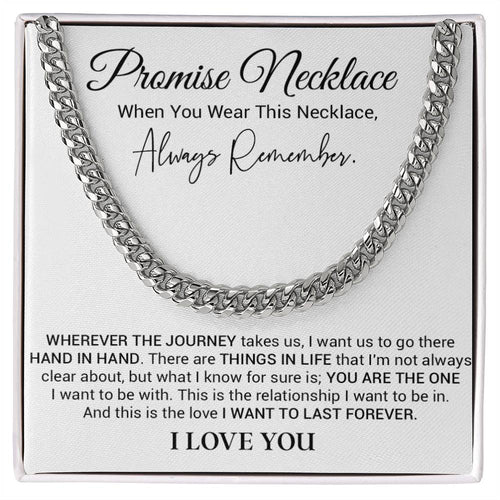 Promise Necklace For Him, Promise Gifts For Him, Boyfriend Promise Necklace, Gift For Boyfriend 31_10