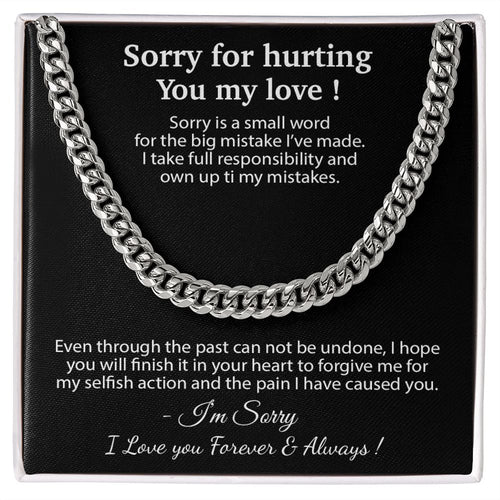 Apology Gift for Him Necklace, Forgiveness Necklace, Sorry Gift for Him1
