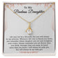 To My Badass Daughter Necklace From Mom, Badass Daughter Gift, Badass Daughter