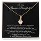 To My Bonus Daughter Necklace, Gift for Bonus Daughter, Step Daughter Birthday