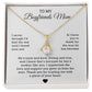 To My Boyfriends Mom Necklace, Gift for Boyfriends Mom, Boyfriends Mom Gift