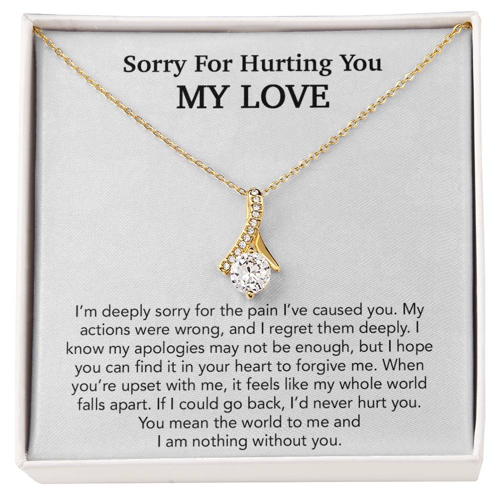 I'm Sorry Necklace Gift, Apology Gift For Her, Forgiveness Gift 29_10