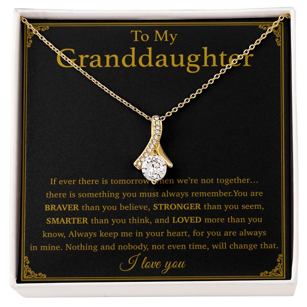 To My Granddaughter Necklace, Birthday Gift For Granddaughter, Birthday Gifts
