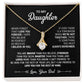 To My Daughter Necklace, Daughter Father Necklace, Daughter Gift From Dad 22_9